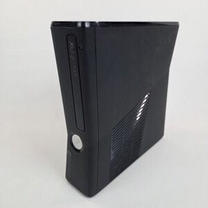 Microsoft Xbox 360 S Model 1439 Console Only No HDD Matte Black Tested Working